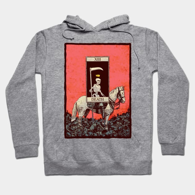 Death Tarot Hoodie by jesse.lonergan